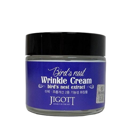 JIGOTT Антивозрастной крем с экстрактом ласточкиного гнезда BIRD'S NEST WRINKLE CREAM 70 мл, изображение 2