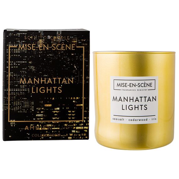 Свеча ароматическая Mise En Scene Manhattan lights 50 ч (новая), Ambientair