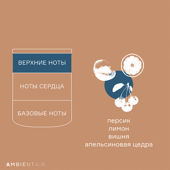 Свеча ароматическая Gifting, Печенье и ягоды, 40 ч, Ambientair, изображение 5