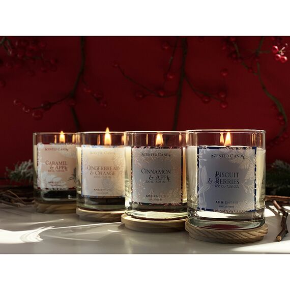 Свеча ароматическая Gifting, Печенье и ягоды, 40 ч, Ambientair, изображение 2