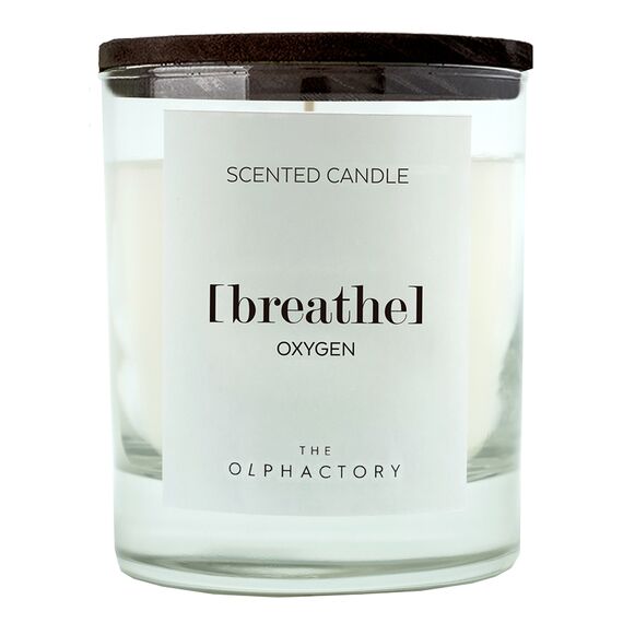 Свеча ароматическая The Olphactory BREATHE Black Кислород 40 ч, Ambientair