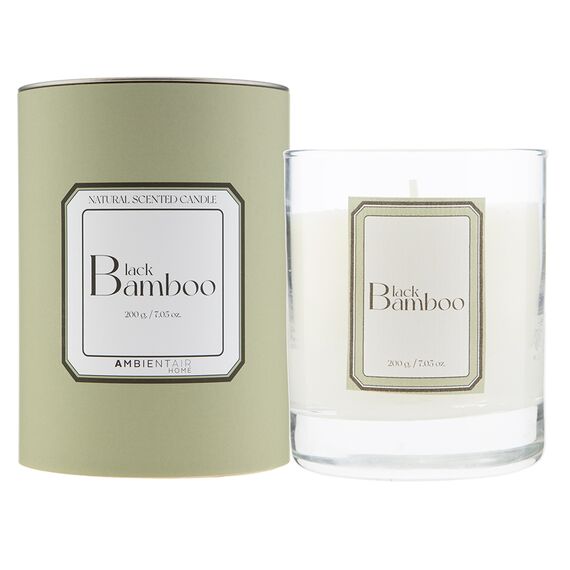 Свеча ароматическая Sublime, Черный бамбук, 40 ч, Ambientair