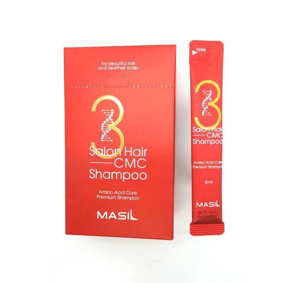 Восстанавливающий профессиональный шампунь с керамидами Masil 3 Salon Hair CMC Shampoo, 20 шт\уп по 8 мл