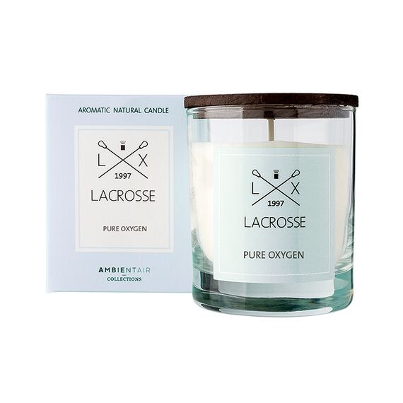 Свеча ароматическая в стекле круглая Lacrosse Кислород 40 ч, Ambientair