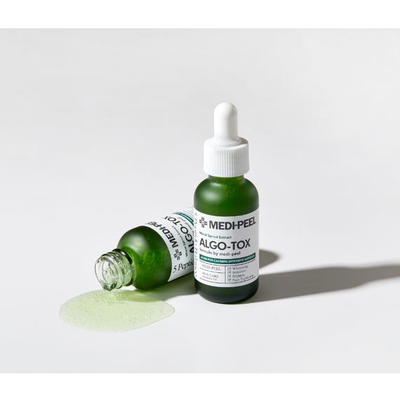 Ампульная детокс-сыворотка для лица с ростками пшеницы Medi-Peel Algo-tox calming intensive ampoule, 30 мл, изображение 4