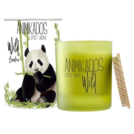 Свеча ароматическая Wild Panda Бамбуковый 40 ч, Ambientair