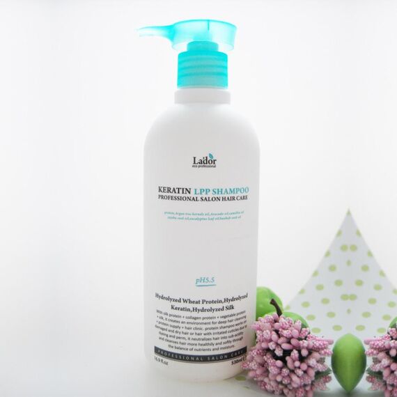 Безсульфатный протеиновый шампунь Lador Keratin LPP Shampoo, 530 мл, изображение 3