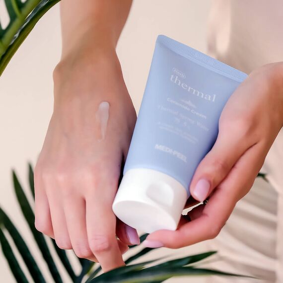 Восстанавливающий крем с керамидами и термальной водой Medi-Peel Herb Thermal Ceramide Cream, 120 мл, изображение 2