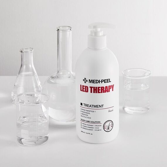 Восстанавливающая маска для волос с пептидами Medi-Peel LED Therapy Treatment, 500 мл, изображение 7