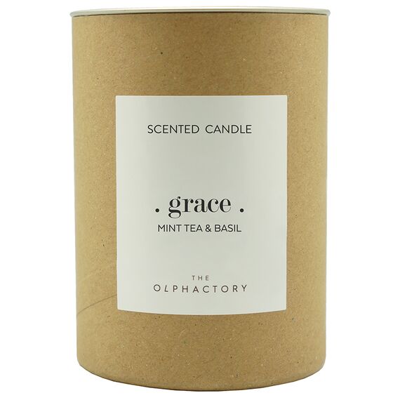 Свеча ароматическая The Olphactory GRAСE Мята и базилик 40 ч, Ambientair, изображение 2