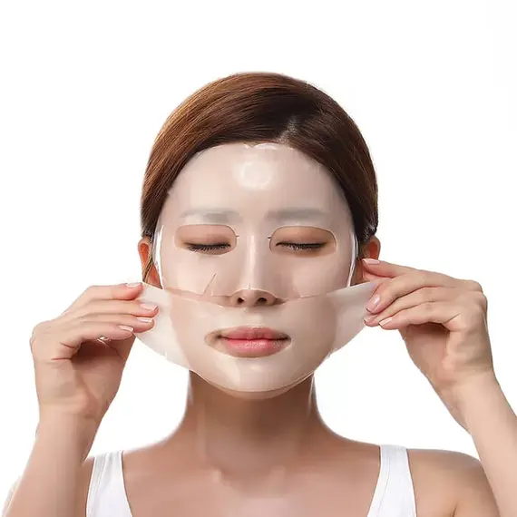 Гидрогелевая маска для лица с золотом и женьшенем Petitfee Gold Hydrogel Mask, 1 уп (5 шт), изображение 8