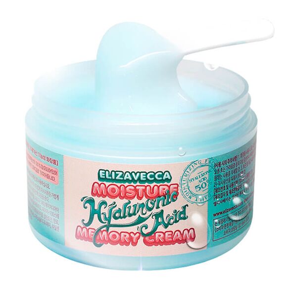 Гиалуроновый крем-пудинг для лица Elizavecca Moisture Hyaluronic Acid Memory Cream, 100 мл, изображение 2