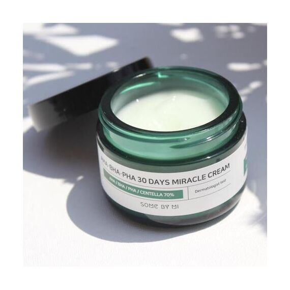 Восстанавливающий крем для проблемной кожи Some By Mi AHA-BHA-PHA 30 Days Miracle Cream, 60 гр, изображение 4