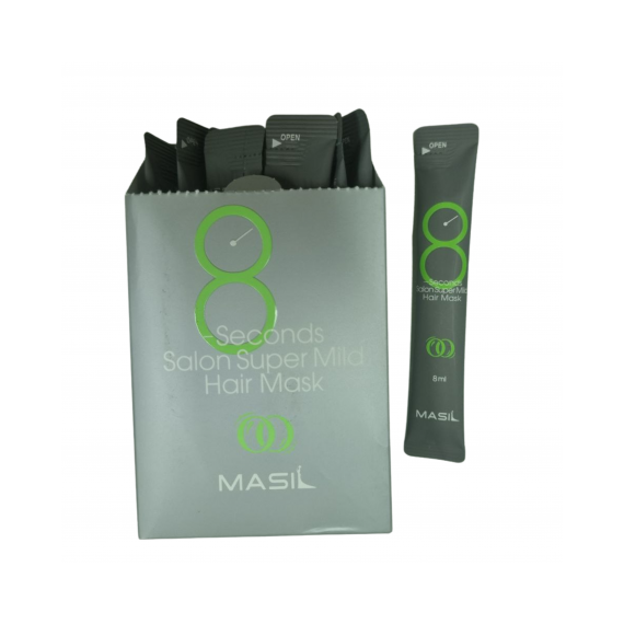 Восстанавливающая маска для ослабленных волос Masil 8 Seconds Salon Super Mild Hair Mask, 20х8 мл, изображение 3