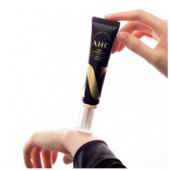 Антивозрастной крем для век с эффектом лифтинга AHC Ten Revolution Real Eye Cream For Face, 30 мл, изображение 4