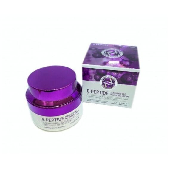Антивозрастной крем с пептидами ENOUGH Premium 8 Peptide Sensation Pro Balancing Cream, 50 мл, изображение 11